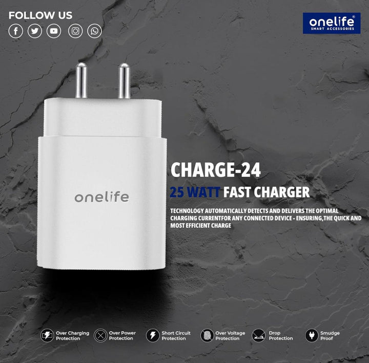 25W Fast Charger Only Adaptor OLCH-24