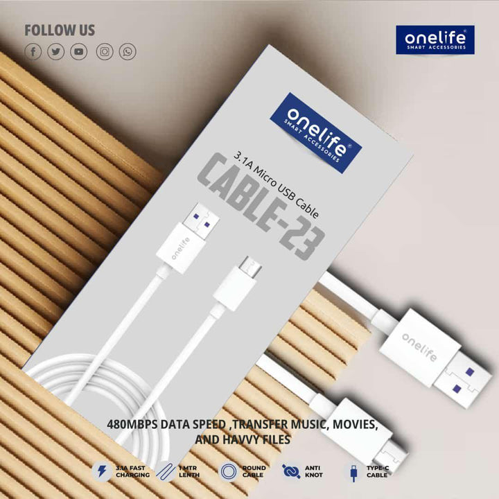 3.1A Micro USB Cable OLC-23