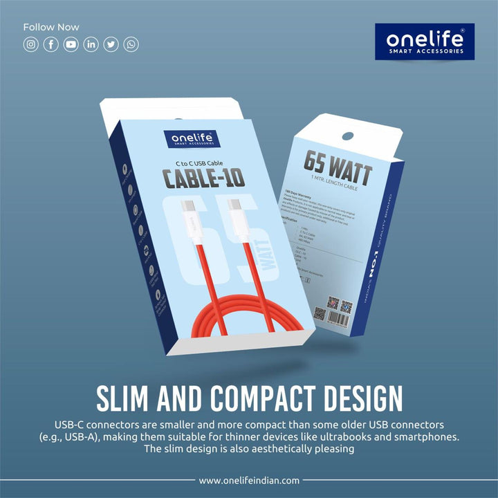 C to C USB Cable OLC-10