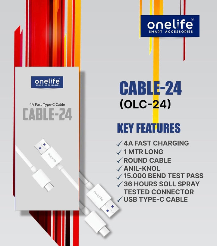 4A Fast Type-C Cable OLC-24