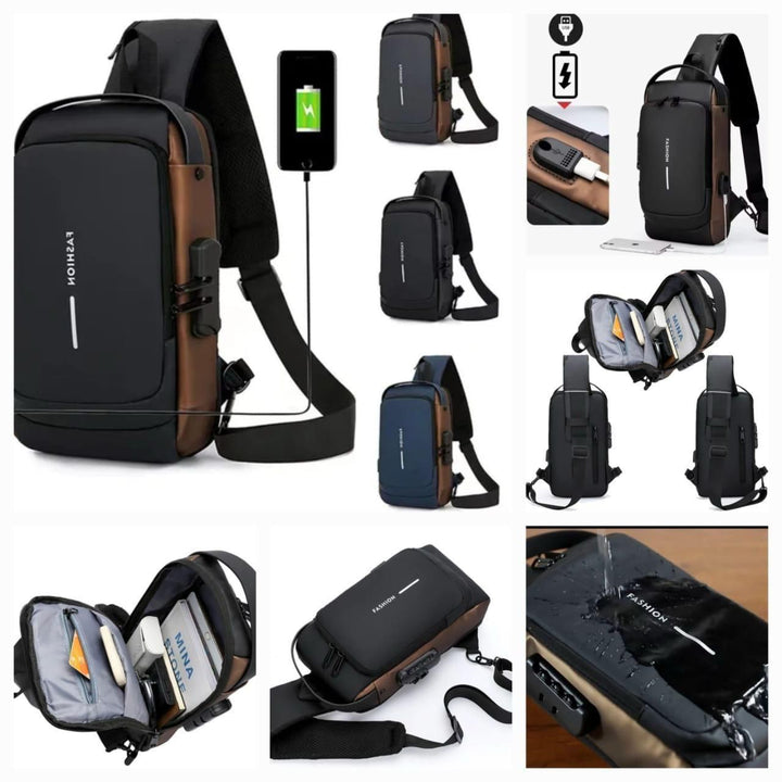 Unisex Waterproof Sling Bag