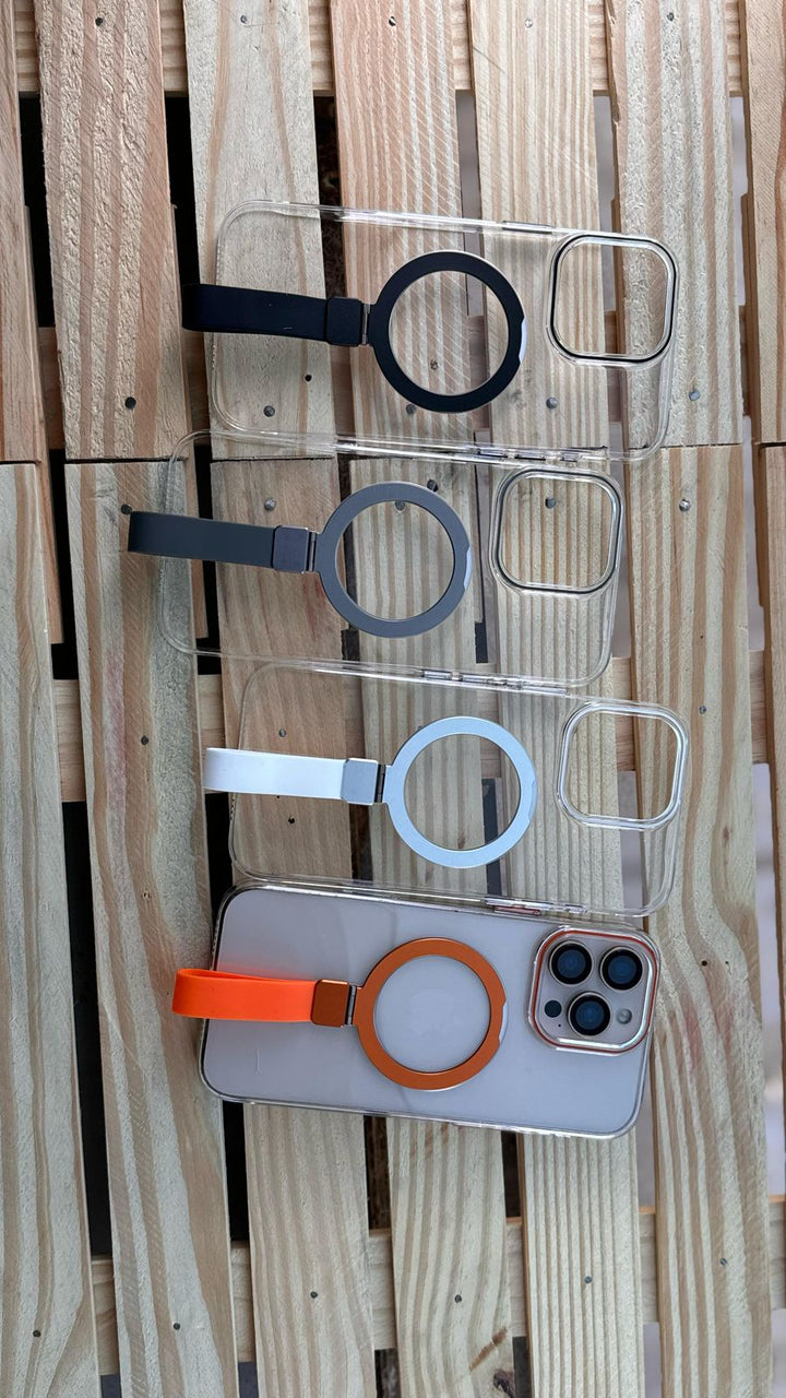 METAL LENS GRIP MAGSAFE STAND CASE