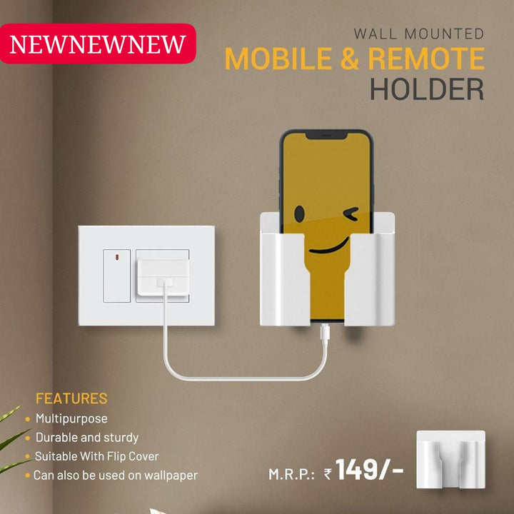 Wall Mounted Mobile & Remote Holder