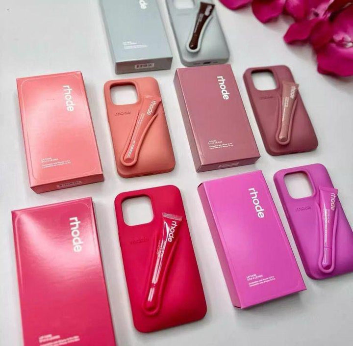 Lexido Lipstick 💄Case For IPHONE 16 | Colorful Variant with Matching Lipstick & Gift Box